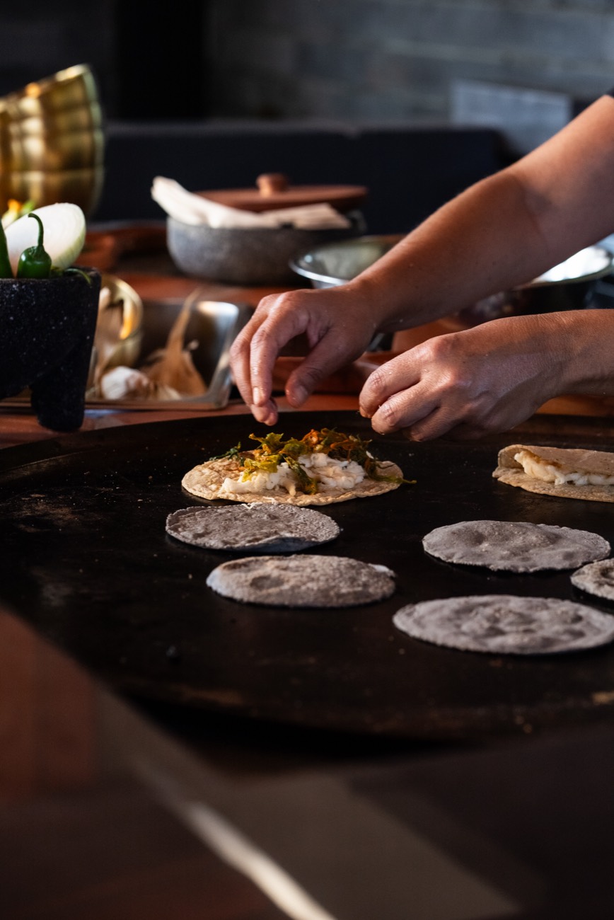La cocina de Altanera al fuego